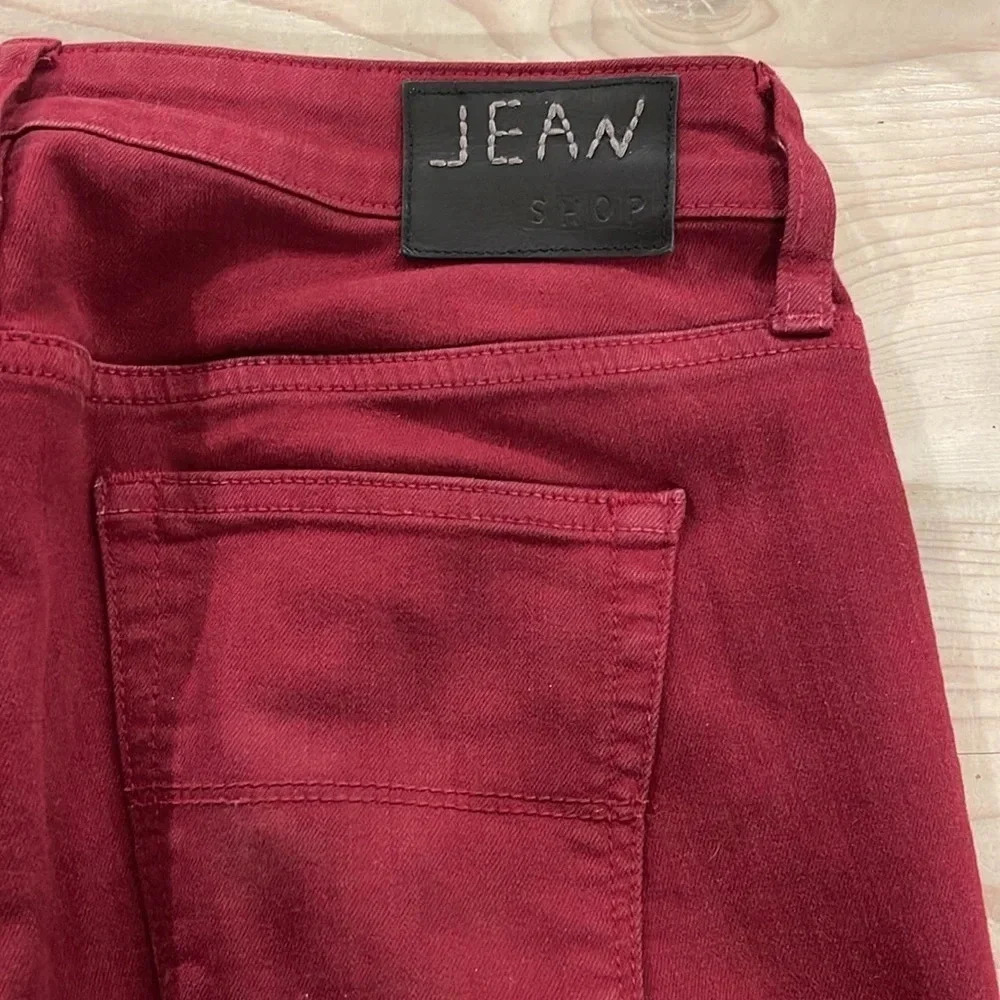 Jean Shop Red Jeans - Picture 4 of 12